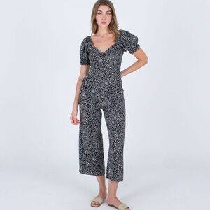 Hurley jumpsuit cap sleeves Large